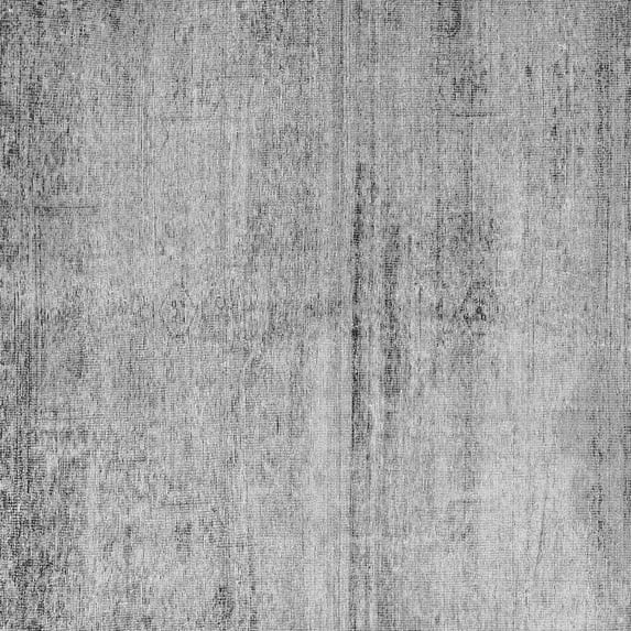 Ahgly Company Indoor Square Persian Gray Traditional Area Rugs, 7' Square