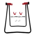 thumbnail image 1 of Support de Réparation pour Vélo, Support de Roue, Outils de Centrage pour Roues de Vélo, Entretien des Routes, 1 x Cadre de Stationnement, Noir et Rouge, 1 of 8