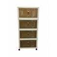 thumbnail image 2 of Toytexx Armoire de Rangement Pliable à 4 Niveaux avec Portes et Roues, 2 of 5
