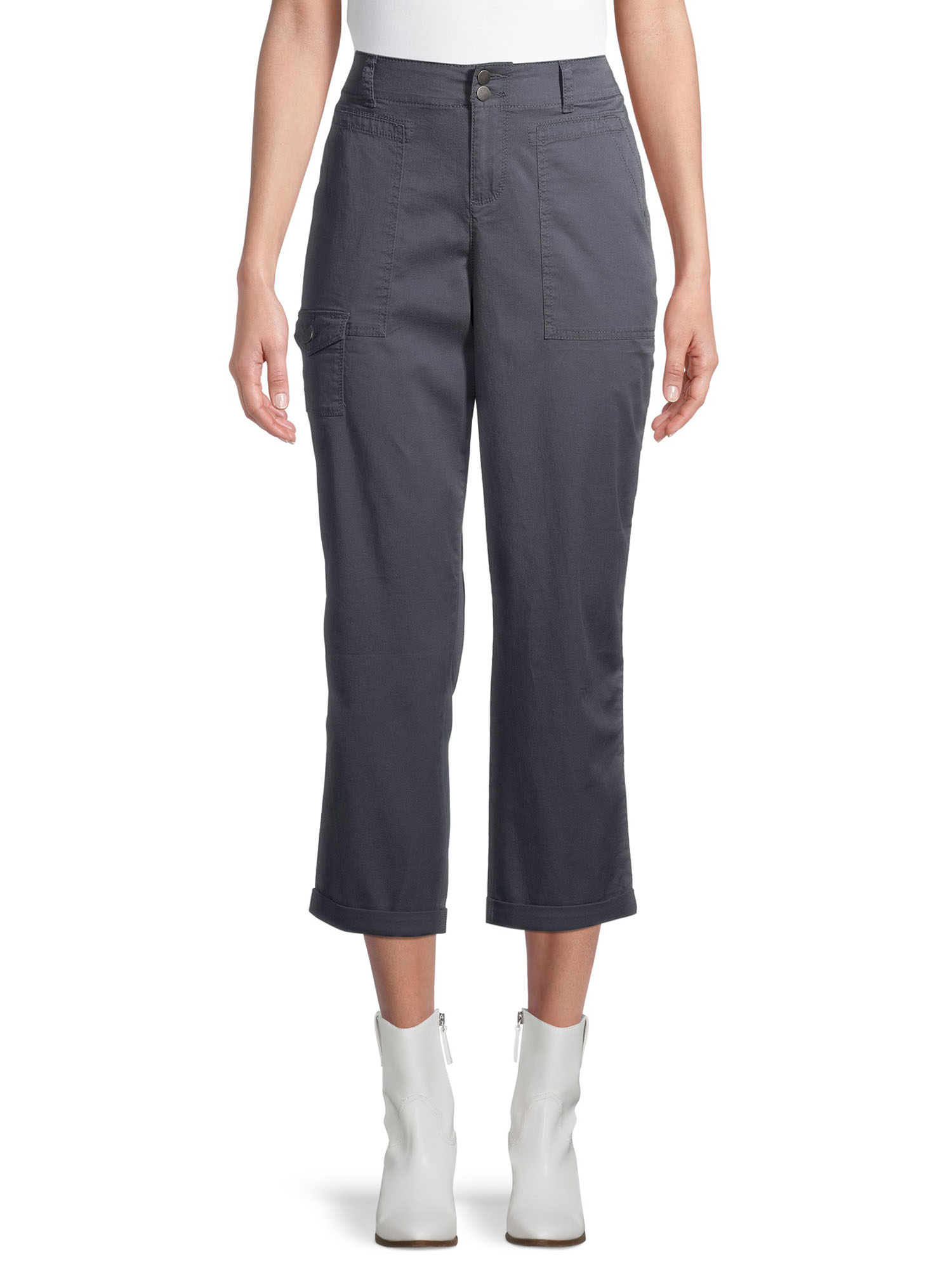 Time and Tru Women's Cargo Capri 