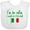 AA-White, variant on Inktastic So Cute Italian Boys or Girls Baby Bib