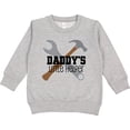 thumbnail image 2 of Inktastic Daddy's Little Helper Tool Set Toddler Sweatshirt, 2 of 4