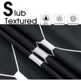 thumbnail image 2 of Black Ombre Shower Curtain, Fabric Shower Curtain Black and White Shower Curtains for Bathroom, Shower Curtain Set with 12 Hooks, Modern Shower Curtain for Cool Man, 36 x 72 Inch, Midnight Black, 2 of 6