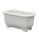 thumbnail image 4 of Maceta decorativa rectangular Striper Pot para el hogar, patio y exterior Blanco, 4 of 9