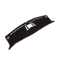 thumbnail image 1 of Funda de alfombrilla de tablero Unique Bargains para Porsche Panamera 2010-2016, alta configuración, poliéster negro y rojo, 1 of 7