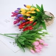 thumbnail image 4 of Visland 4PCS Artificial Tulip Flowers Tulip Flower Bouquet for Home Wedding Party Office Decor, 4 of 6