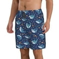 thumbnail image 2 of Naloa Party Shark Cut Men's Beach Shorts, Surfing shorts, Swim trunks, Quick Dry Swim Trunks for Surfing Beach Fun - Small, 2 of 9