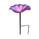 thumbnail image 5 of Comederos para pájaros con estaca de hierro, baños para pájaros para patio, jardín al aire libre, regalos Azul púrpura, 5 of 9