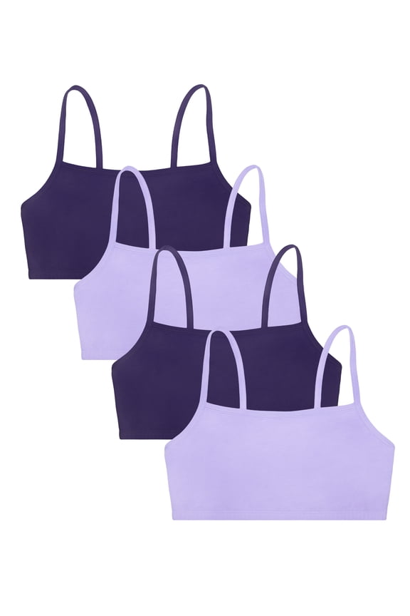 Women's 360 Stretch Strappy Racerback Comfort Bras, 4-Pack, 9036MJ