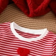 thumbnail image 5 of Zanarzt Baby Girl Clothes Cute Toddler Heart Print Long Sleeve Top Pants Two Piece Set Outfit Watermelon Red,3-4 Years, 5 of 9