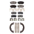 thumbnail image 1 of Transit Auto Front Rear Ceramic Brake Pads and Parking Shoes Kit for Car 2010-2012 Hyundai Tucson FWD KTN-100656, 1 of 11