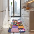 thumbnail image 4 of Pioneer Flower Floral Print Pattern Kitchen Rug Mat,Kitchen Runner Rugs Non Skid Washable,Decorative Kitchen Floor Mats for Kitchen,Sink,Laundry,17"x47.2", 4 of 7