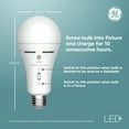 thumbnail image 4 of GE LED+ Battery Backup, 60 Watt, Soft White, A21 Bulbs, Medium Base, 2pk, 4 of 12