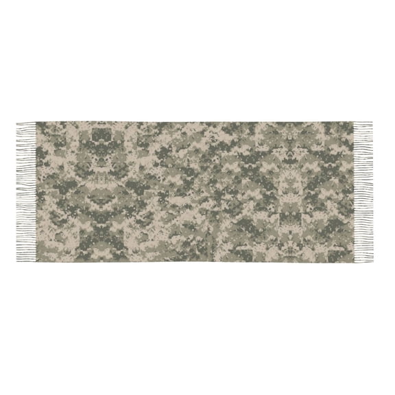 Women Army Pixel Camouflage Scarf Large Shawls For Travel Office