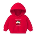 thumbnail image 2 of Nmnitkp Kid Hoodie High-Grade Fabric Fleeced Fabric Toddler Boys Christmas Sweatshirts Hoodies Santa Claus Pullover Tops Kid Sweatshirt Sweaters Xmas Outerwear, 2 of 5