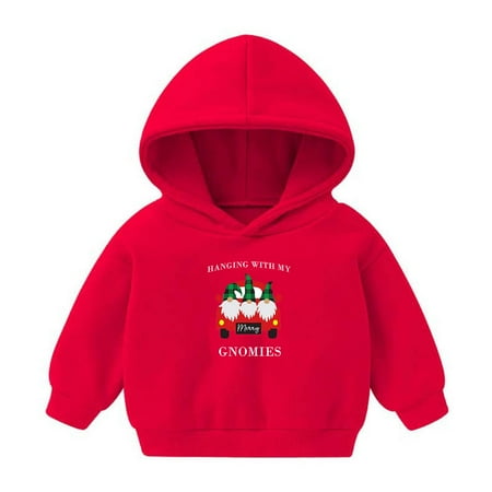 

KBKYBUYZ Toddler Long Sleeve Shirts Christmas Toddler Baby Boy s Girl s Hoodie Children s Casual Print Sweatshirt for The Baby Gift On Sale