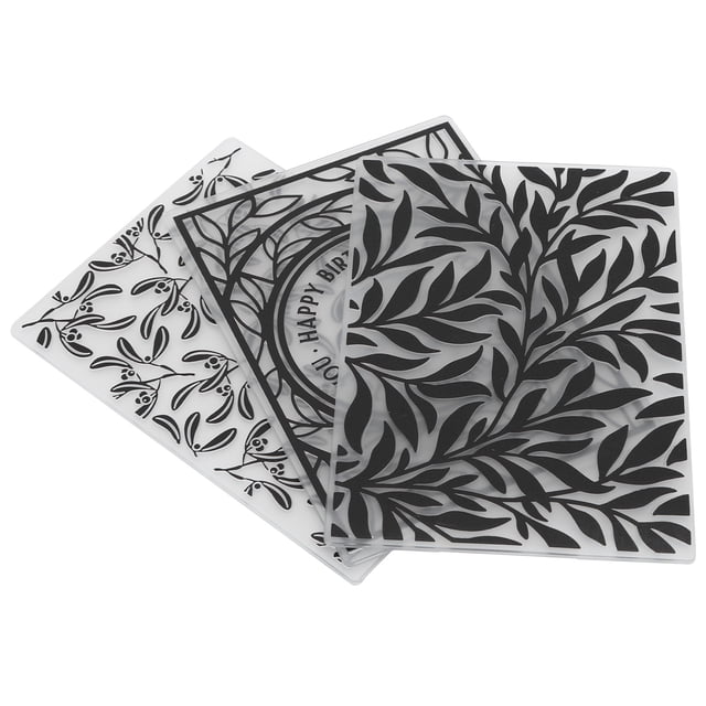DIY Embossing Folder, Paper Craft Tools Plastic Embossing Template For Cards For Invitations For Envelopes