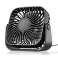 thumbnail image 1 of Ventilador de mesa USB de 4 pulgadas, ventilador de escritorio portátil y silencioso, mini ventilador con 3 niveles de velocidad, regalo ideal., 1 of 8