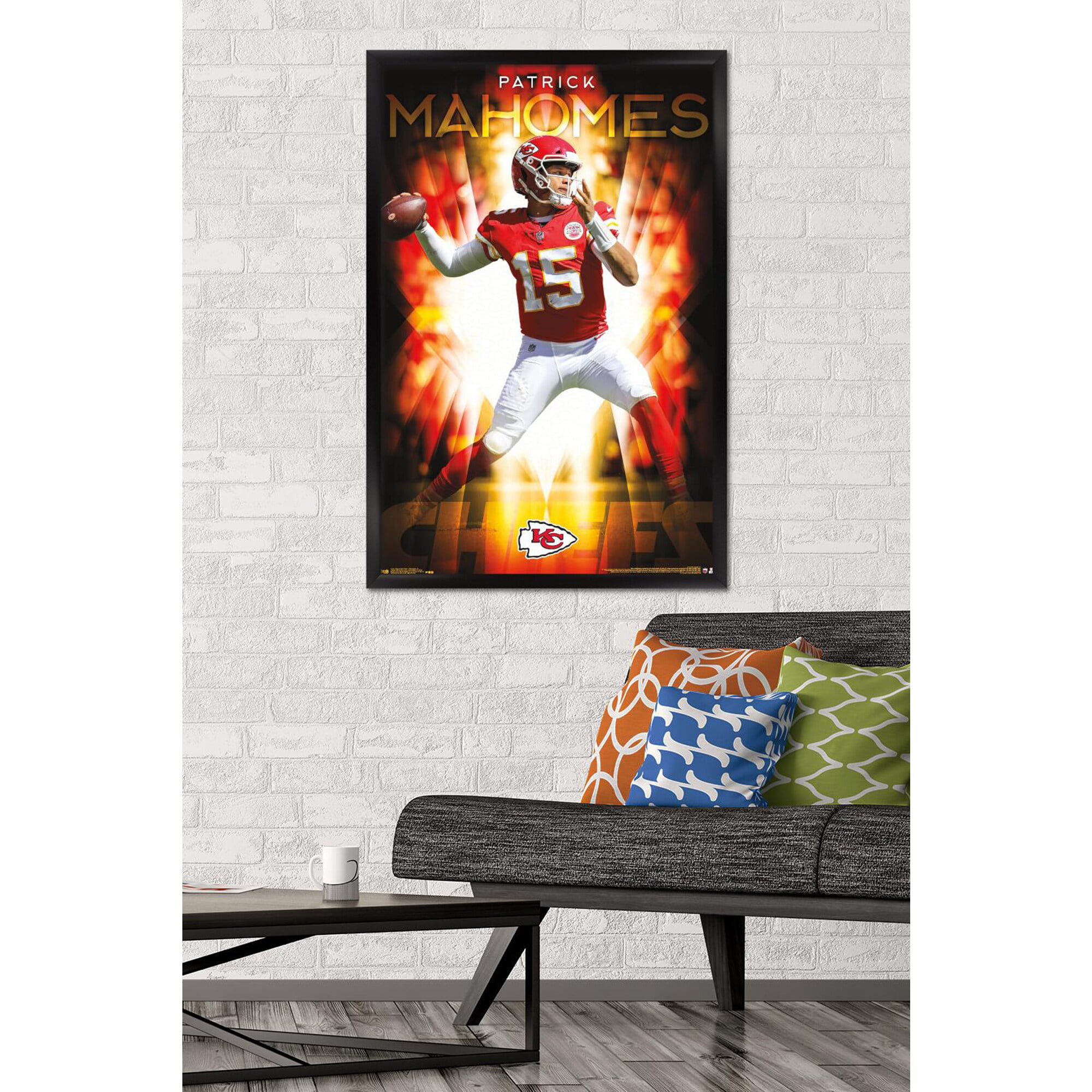 NFL Kansas City Chiefs - Helmet Poster - 22.375 x 34 - The Blacklight Zone