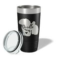 thumbnail image 2 of Doodle Mom Tumbler Dog Travel Mug Gift Insulated Laser Engraved Coffee Cup 20 oz Black, 2 of 5
