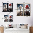 thumbnail image 4 of Designart "Silent Guardians White Tree" Trees Framed Wall Art Set Of 2 - White Landscapes Frame Gallery Set For Office Decor, 4 of 6