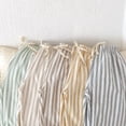 thumbnail image 5 of JLMSPLWG Stripe Pants for Kids Elastic Waist Trouser with Drawstring Baby Girl Wide Leg Trouser Newborn Girl Spring Popular Classic Casual Outfit Toddler Girl Clothes, 5 of 7
