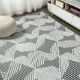 thumbnail image 5 of JONATHAN Y SOUTH BEACH 4 x 6 Area Rug, Jazz Pile Art Deco Geometric - Black/Ivory, SBH106A-4, 5 of 10