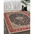 thumbnail image 3 of Ahgly Company Machine Washable Indoor Rectangle Traditional Light French Beige Brown Area Rugs, 7' x 10', 3 of 7