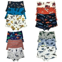 B&Q 12-Pack Toddler Boys Cotton Boxer Briefs - Sizes 4T, 5T, 6T, 7T, and 8T | Stylish, Comfortable, and Durable