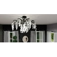 thumbnail image 6 of Quoizel Maple 6-Light Earth Black Semi-Flush Mount, 6 of 7