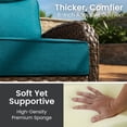 thumbnail image 5 of Bellefurn Outdoor Seat Cushions 22 X 24 X 6 inch for Patio Furniture,Outdoor Chair Cushions Outdoor Deep Seat Cushion with Water Resistant & Removable Cover Patio Cushions for Wicker Chair,Sofa,Couch, 5 of 12