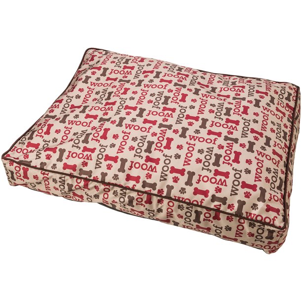 Petmate Quilted Classic Dog Applique Dog Bed Walmart Com Dog Pet Beds Dog Bed Pet Mat