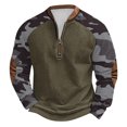 thumbnail image 2 of Njagoc3 Mens Long Sleeve Hoodie, Camouflage Print, Hooded Collar, Soft and Comfortable Fabric, Casual Style, Perfect for Daily Wear and Outdoor Activities, 2 of 6