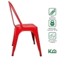 thumbnail image 2 of Silla Tolix Blanco Metal 2 Pzas Comedor Restaurante Exterior rojo, 2 of 9