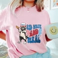 thumbnail image 3 of Red White and Feral Raccoon T-Shirt – Funny 4th of July Hot Dog Tee for Animal Lovers, ‘Merica Party Shirt for Men, Women, USA Cookouts & Patriotic Summer Events, 3 of 7