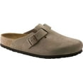 thumbnail image 3 of Birkenstock Boston Bs Taupe Leather Clogs - 13M / 11M, 3 of 7