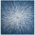 thumbnail image 2 of Safavieh Evoke Collection EVK228N Abstract Burst Non-Shedding Stain Resistant Living Room Bedroom Area Rug, 9' x 9' Square, Navy / Ivory, 2 of 2