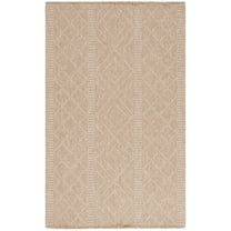 SAFAVIEH Retreat Joisse Geometric Indoor/Outdoor Area Rug, Natural/Ivory, 9' x 12'