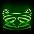 thumbnail image 2 of LINLIN LED Light Up Glasses, Neon Glasses Party LED Glasses Light up El Wire Neon Rave Glasses for Concert, Dance, Christmas Halloween Party, 2 of 8