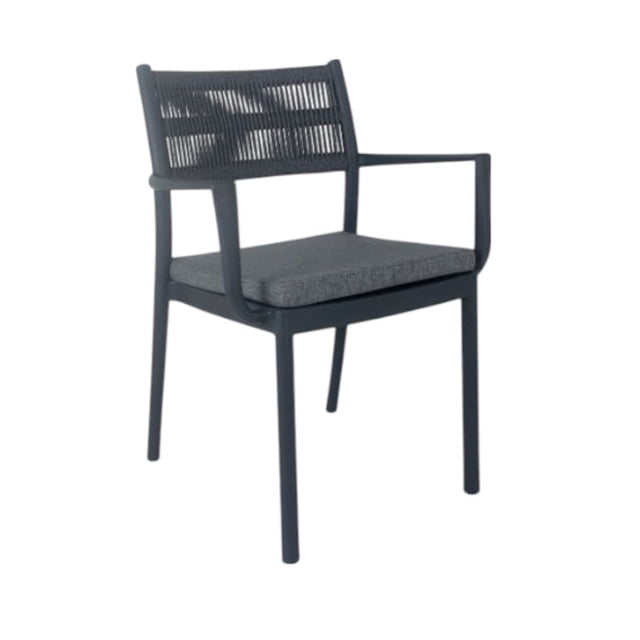SILLA LEX PVC GRIS