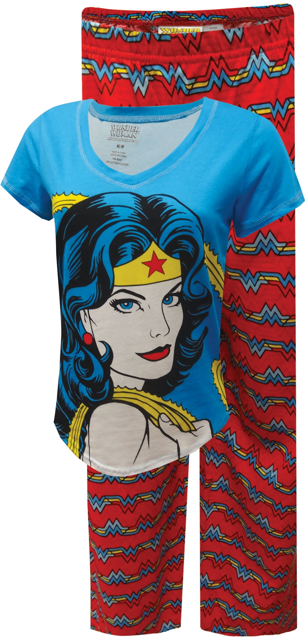 DC Comics Wonder Woman Plus Size Cotton Pajama - Walmart.com