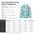 thumbnail image 5 of Gaeub Teal Turquoise Wood Men's and Women's UPF 50+ Long-Sleeved Sun Protection Clothing, Fishing Shirt Long Sleeve Zip-Small, 5 of 7