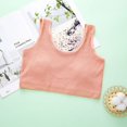 thumbnail image 2 of Girls' Sports Bra Teenage Girls Bra Developmental Cotton Underwear Breathable Sports Bra（7-14Y）, 2 of 5