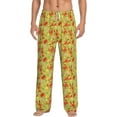 thumbnail image 2 of Lsque Crab Lobster Print Men's Pajama Pants, Lounge Pant - Comfortable Home Wear,Elastic Waistband, Stylish Design-Small, 2 of 9