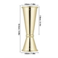 thumbnail image 2 of 304 stainless steel bar wine cocktail shaker double jig bartending measuring tool accessories, bar accessories silver, rose gold, gold, black (optional), 2 of 7