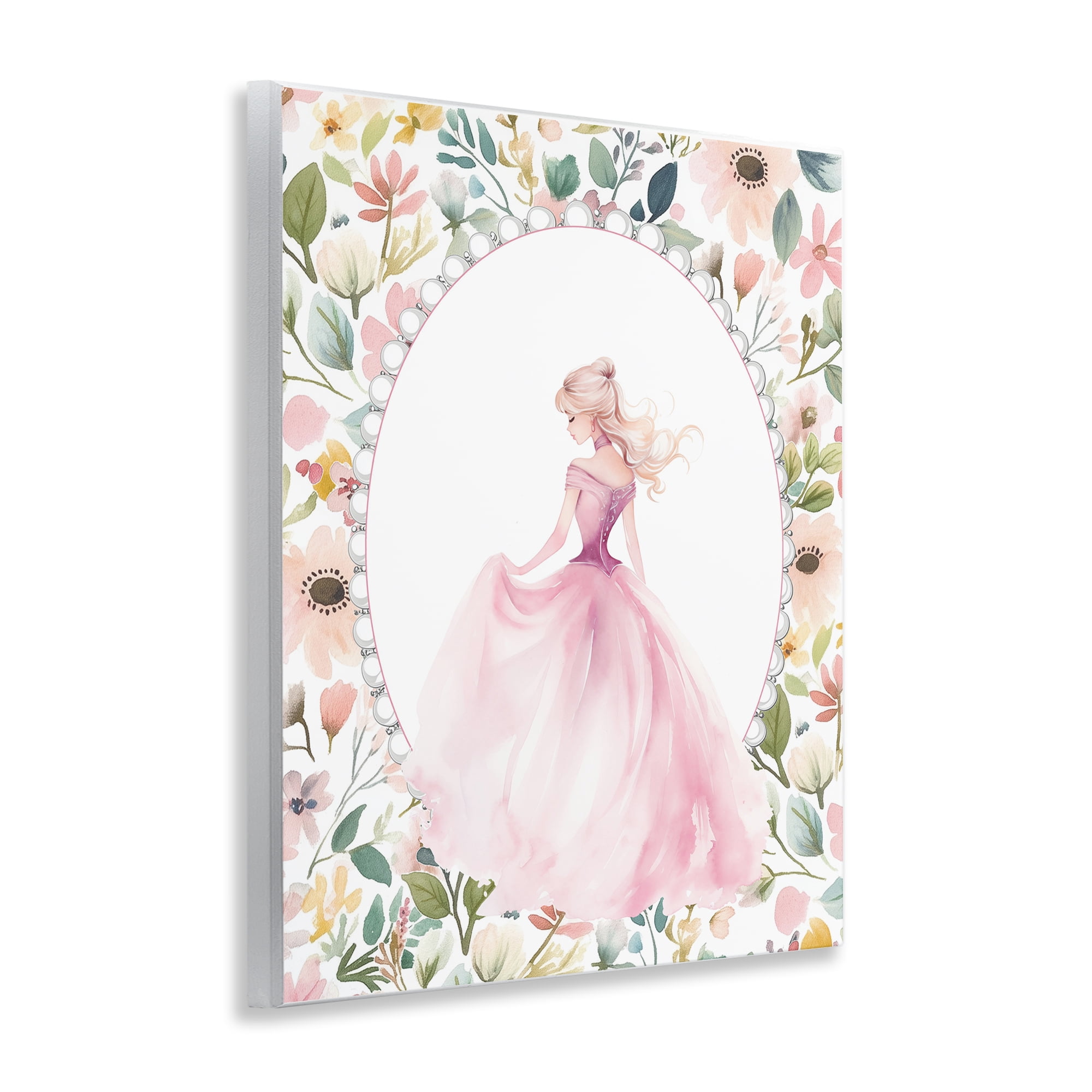 Stupell Industries Graceful Princess Love Wall Plaque Art, design by Christine Simpson Art