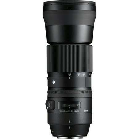 Sigma - 150-600mm f/5-6.3 Sports DG OS HSM Contemporary Telephoto Zoom Lens for Canon - Black