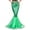 Green-A, variant on YEAHDOR Womens Fish Tail Skirt Ladies Halloween Carnival Long Mermaid Skirt Costume Sequins Glitter Party Evening Maxi Skirt Purple XL