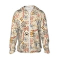 thumbnail image 1 of Balery Vintage Nautical Sudadera ligera de manga larga con capucha y protección solar UPF 50+ para hombre y mujer, ideal para pesca y running-Medium, 1 of 7