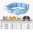 thumbnail image 3 of Collar Para Mascotas Pet Collar Creative Anti Loss Location Tracker Collares para Airtag (Azul claro M) Wdftyju Libre de BPA, 3 of 3